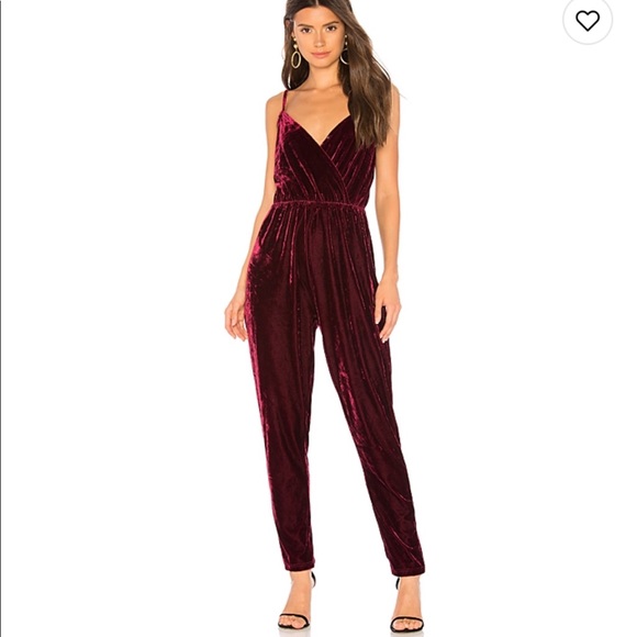 cupcakes and cashmere velvet jumpsuit
